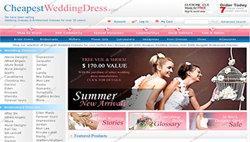Website Weddingdress Wedding Responsive design
