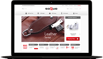 Website Sonuo Vast Digi Sono Technology  Electronic products Responsive design